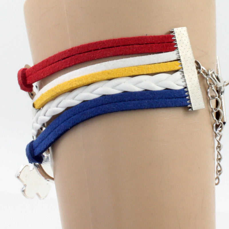 Autism Awareness Bracelet Infinity Hope Rhinestone Puzzle Piece Charm Bracelet