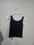 Black tank top