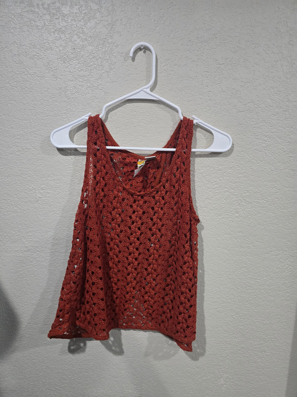 See through burgendy shirt open back