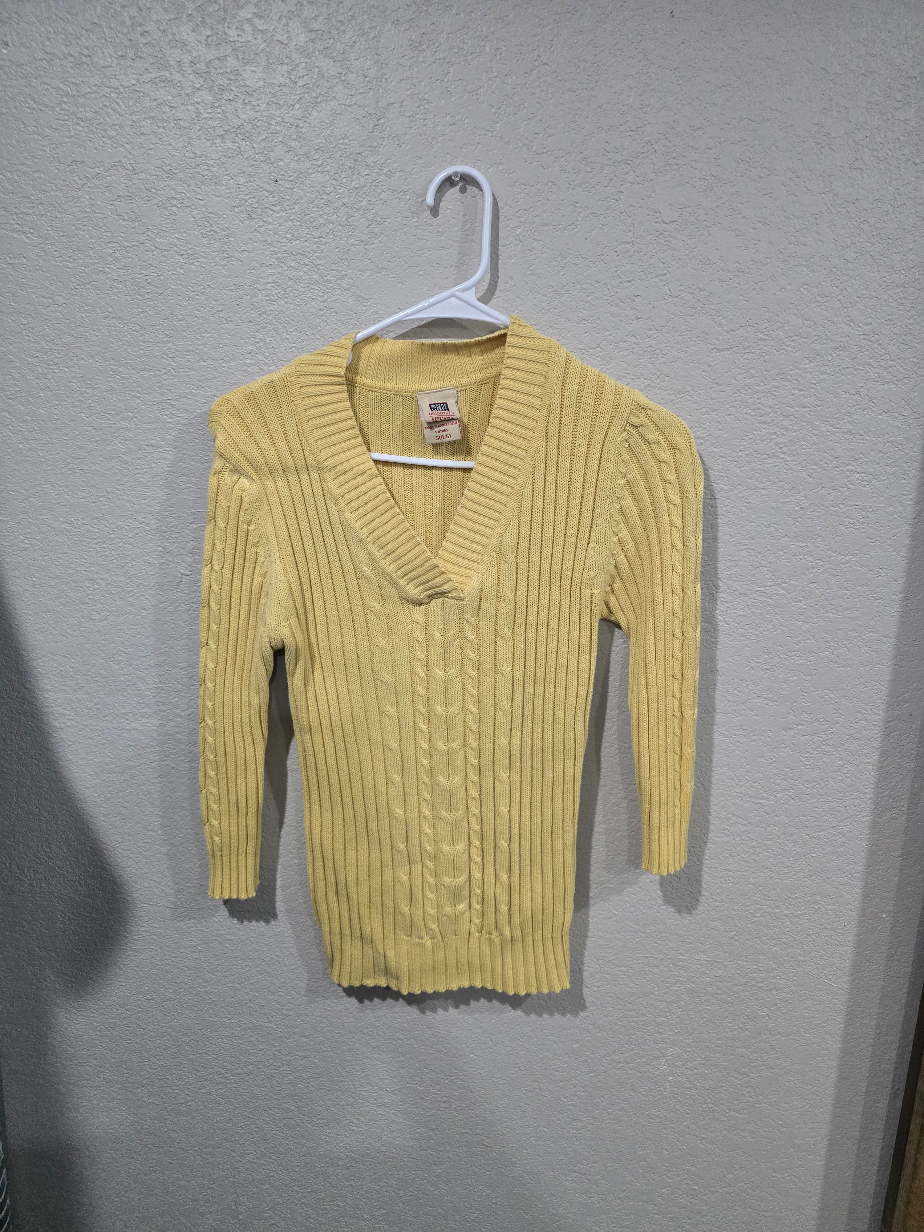 Yellow sweater