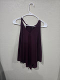Sleeveless Maroon Top