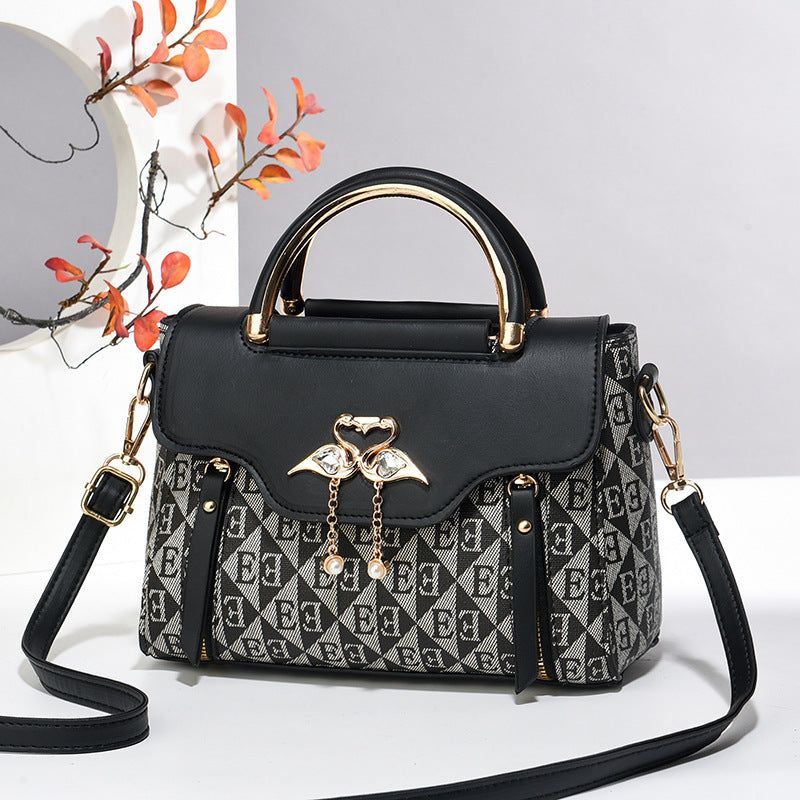 Womens Stylish Versatile Tote Shoulder And Crossbody Bag