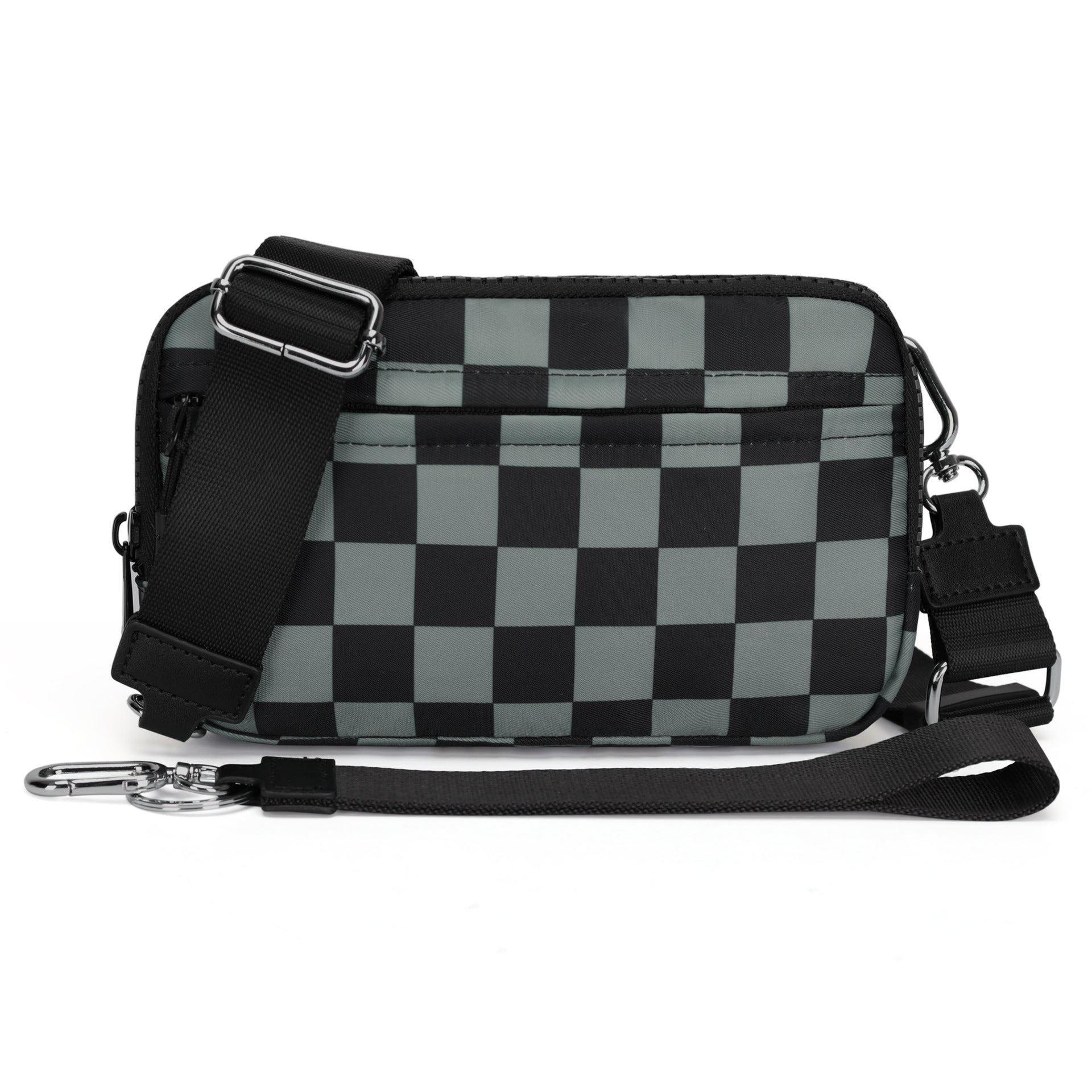 Double-layer Polyester Waterproof Outdoor Sports Running Crossbody Waist Bag