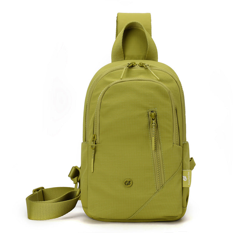Ultra-light Parachute Fabric Chest Bag With A Stylish New Designperfect As A Shoulder Or Crossbody Tote