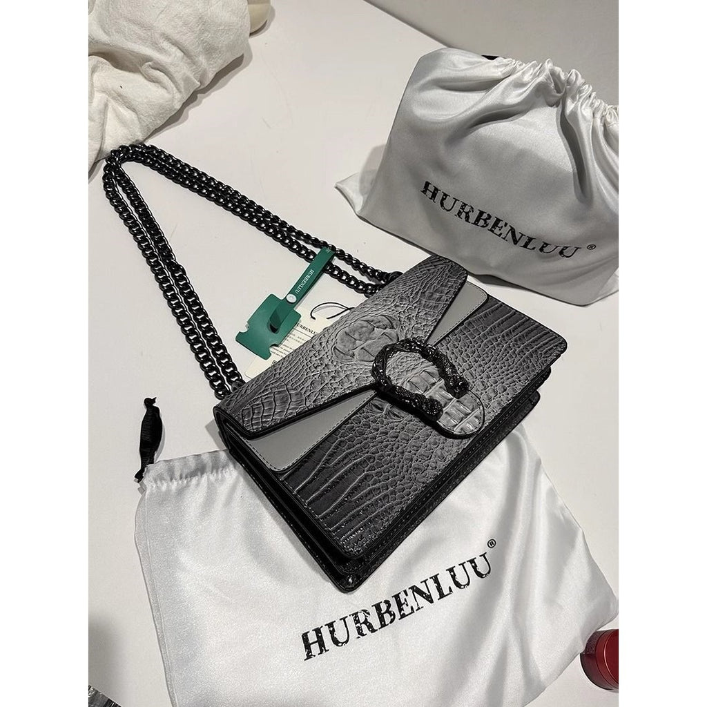 High-fashion Underarm Light-luxury Crossbody And Shoulder New Design Small Square Bag