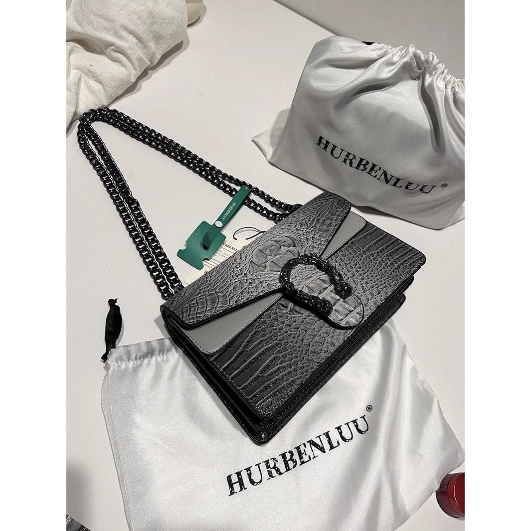 High-fashion Underarm Light-luxury Crossbody And Shoulder New Design Small Square Bag