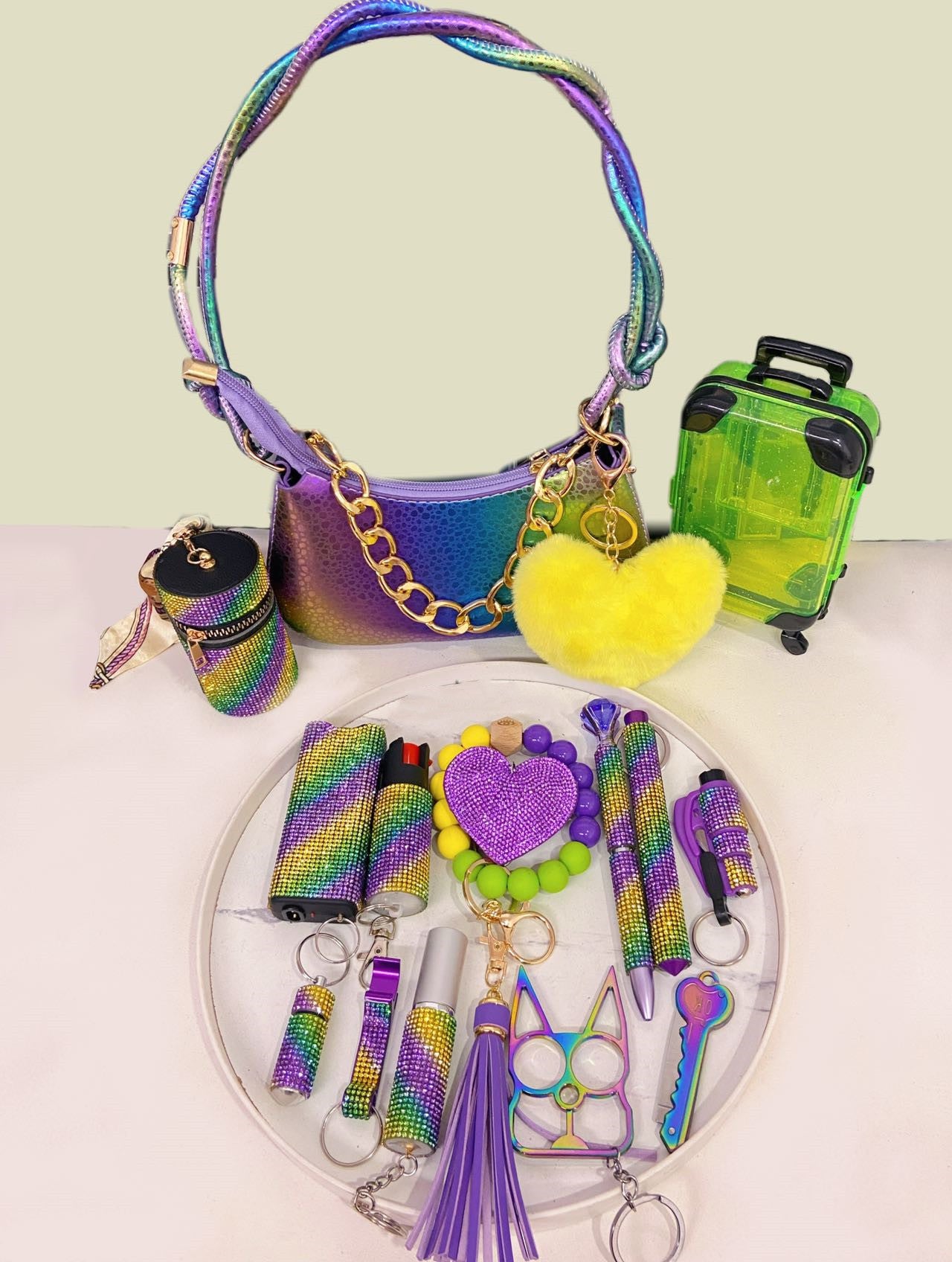 Colorful Safety Keychain