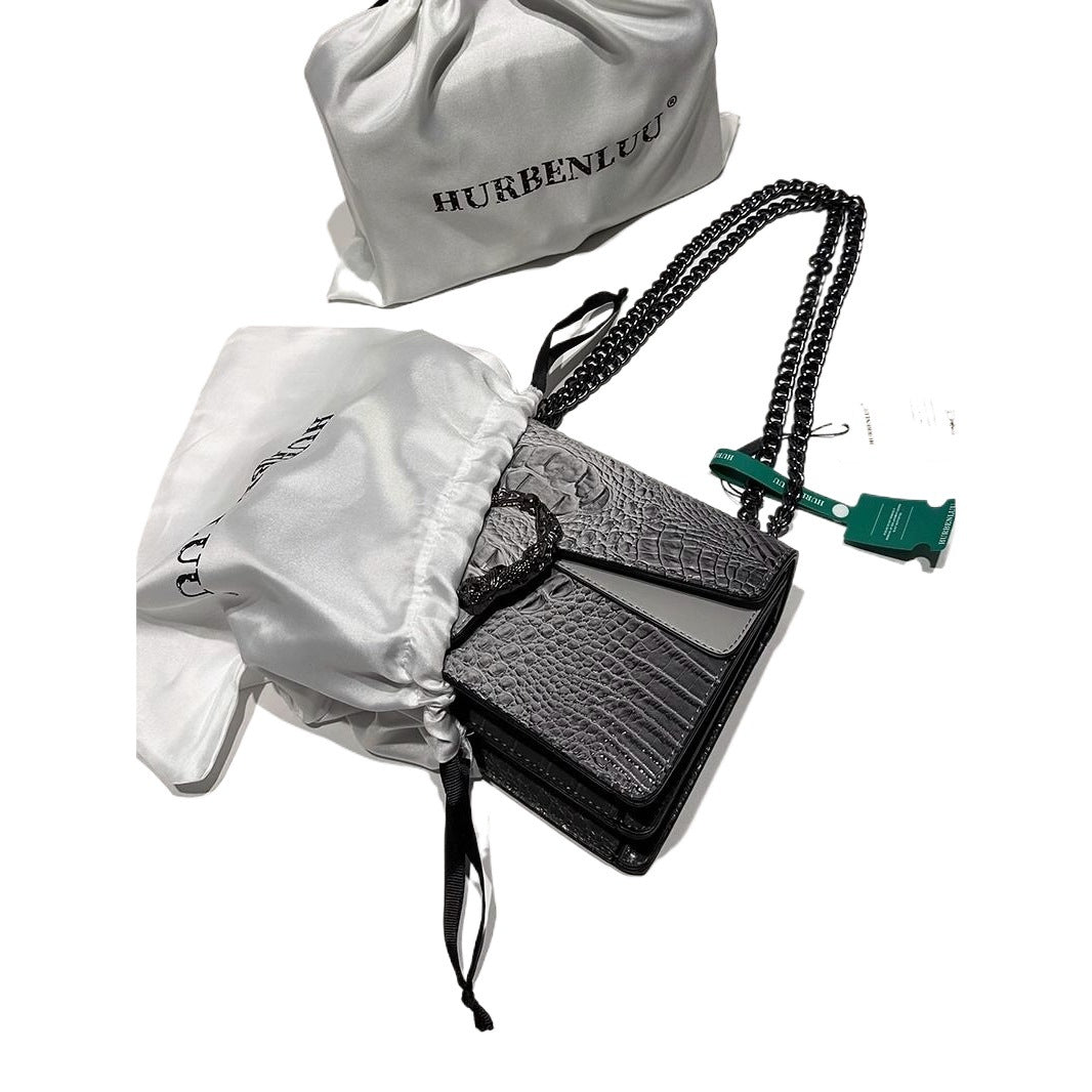 High-fashion Underarm Light-luxury Crossbody And Shoulder New Design Small Square Bag