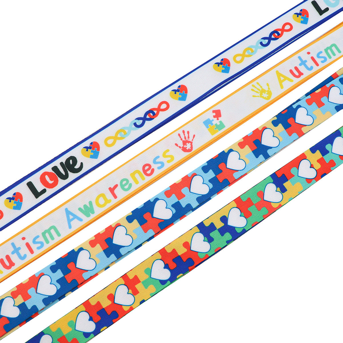 Care For Autism Long Neck Rope Double-sided Printing